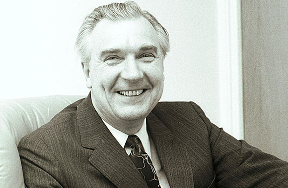Rune Lönngren, styrelseordförande i Apoteksbolaget 1971-05. Rune Lönngren var Apoteksbolagets styrelseordförande 1971-1977. Foto: Svensk Reportagetjänst